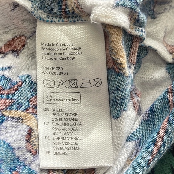 H&M Floral Maxi Dress Size L - Picture 5 of 7